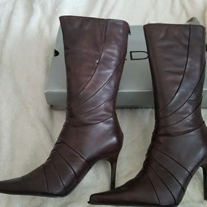 Brown Aldo Leather Boots